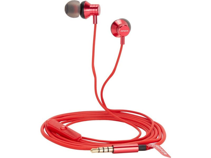 AIWA ESTM-50RD In-ear Handsfree με Βύσμα 3.5mm Κόκκινο 0033275 AIWA ESTM-50RD In-ear Handsfree με Βύσμα 3.5mm Κόκκινο 0033275