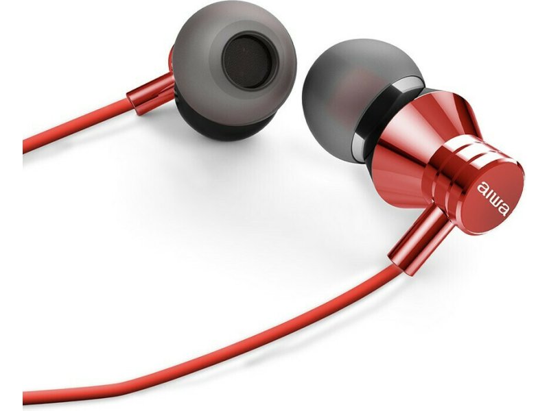 AIWA ESTM-50RD In-ear Handsfree με Βύσμα 3.5mm Κόκκινο 0033275 AIWA ESTM-50RD In-ear Handsfree με Βύσμα 3.5mm Κόκκινο 0033275