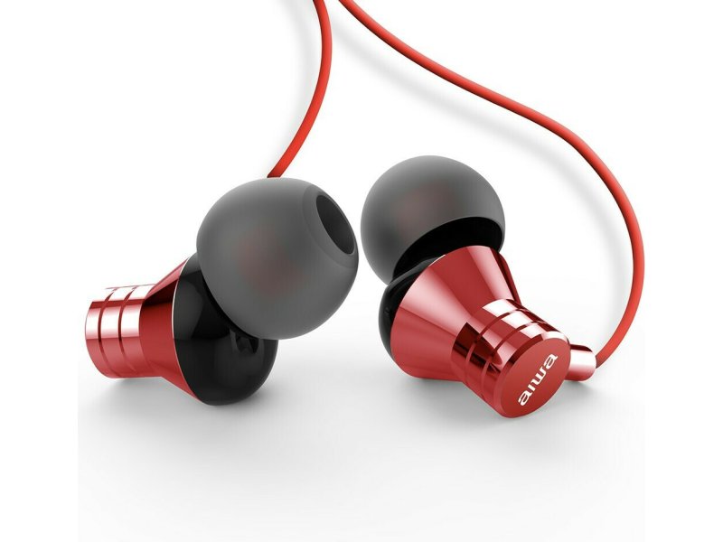 AIWA ESTM-50RD In-ear Handsfree με Βύσμα 3.5mm Κόκκινο 0033275 AIWA ESTM-50RD In-ear Handsfree με Βύσμα 3.5mm Κόκκινο 0033275