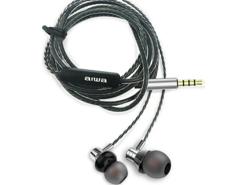 AIWA ESTM-50SL In-ear Handsfree με Βύσμα 3.5mm Silver 0033276 AIWA ESTM-50SL In-ear Handsfree με Βύσμα 3.5mm Silver 0033276