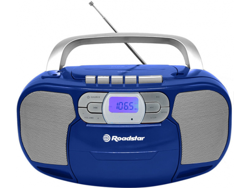 ROADSTAR RCR-4635UMP/BL Φορητό Ηχοσύστημα με CD / MP3 /USB / Ραδιόφωνο / Κασετόφωνο Μπλε 0033291 ROADSTAR RCR-4635UMP/BL Φορητό Ηχοσύστημα με CD / MP3 /USB / Ραδιόφωνο / Κασετόφωνο Μπλε 0033291
