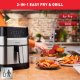 TEFAL Easy Fry & Grill Digit EY505 Φριτέζα Αέρος με Αποσπώμενο Κάδο 4.2lt Ασημί 0033314 TEFAL Easy Fry & Grill Digit EY505 Φριτέζα Αέρος με Αποσπώμενο Κάδο 4.2lt Ασημί 0033314