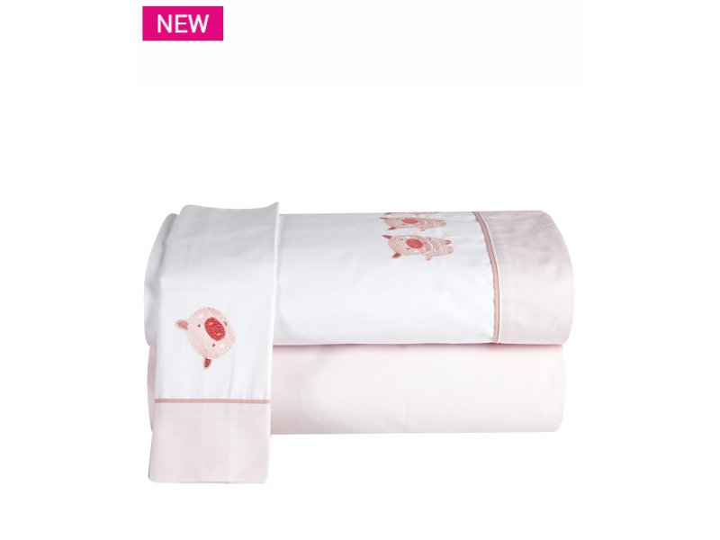 KENTIA Piglet Σεντόνι Κούνιας Σετ 3 Τεμ 0033413 KENTIA Piglet Σεντόνι Κούνιας Σετ 3 Τεμ 0033413