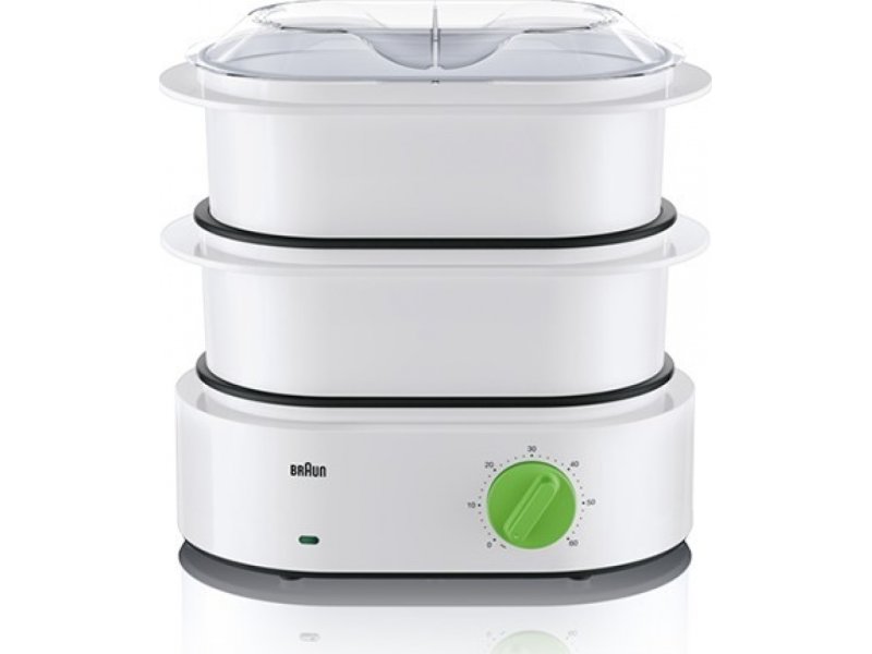 BRAUN 3216-FS 3000 Ατμομάγειρας με 2 Επίπεδα Μαγειρέματος 6.2lt 0033438 BRAUN 3216-FS 3000 Ατμομάγειρας με 2 Επίπεδα Μαγειρέματος 6.2lt 0033438