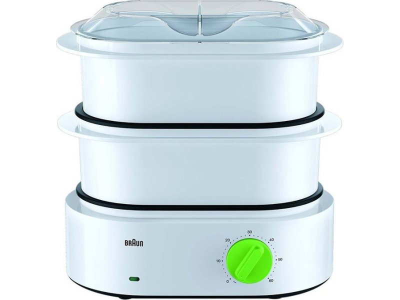 BRAUN 3216-FS 3000 Ατμομάγειρας με 2 Επίπεδα Μαγειρέματος 6.2lt 0033438 BRAUN 3216-FS 3000 Ατμομάγειρας με 2 Επίπεδα Μαγειρέματος 6.2lt 0033438