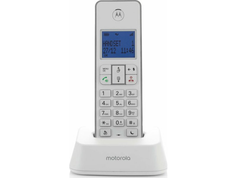 MOTOROLA IT.5.1X Ασύρματο Τηλέφωνο με ανοιχτή ακρόαση Λευκό 0033460 MOTOROLA IT.5.1X Ασύρματο Τηλέφωνο με ανοιχτή ακρόαση Λευκό 0033460