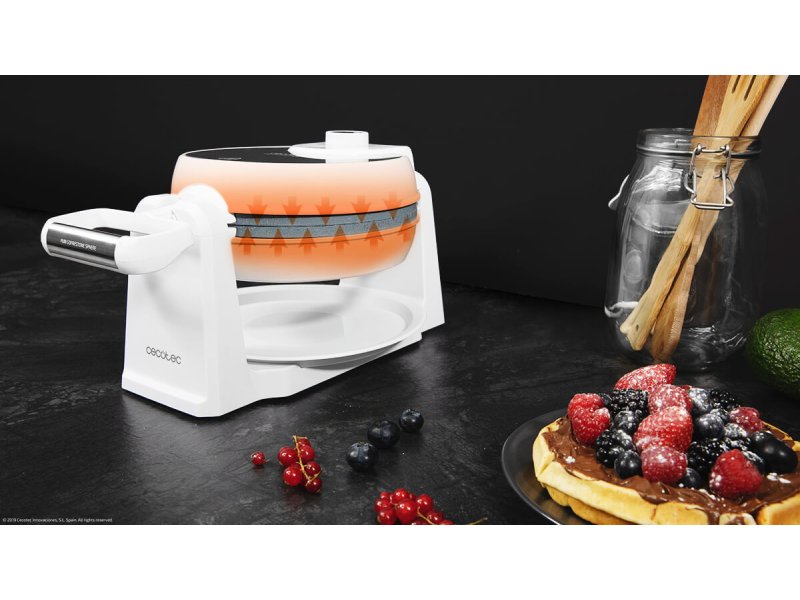 CECOTEC FUN GOFRESTONE SPHERE Βαφλιέρα σε Στρογγυλό Σχήμα 1000W 0033488 CECOTEC FUN GOFRESTONE SPHERE Βαφλιέρα σε Στρογγυλό Σχήμα 1000W 0033488