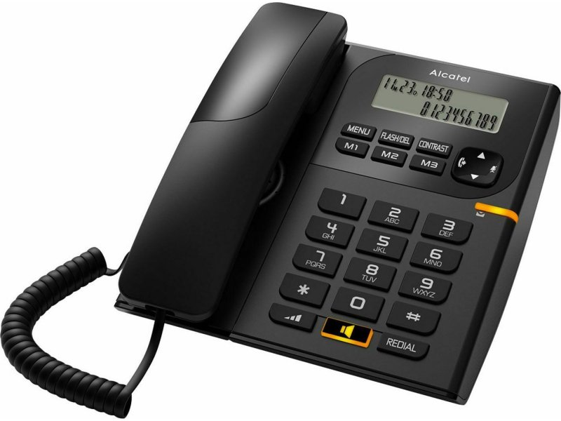ALCATEL T58 Ενσύρματο Τηλέφωνο Γραφείου Μαύρο 0033620 ALCATEL T58 Ενσύρματο Τηλέφωνο Γραφείου Μαύρο 0033620