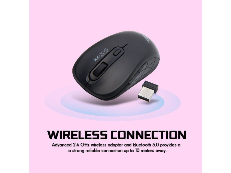 ALCATROZ AMD7XB Duo 7X Ασύρματο Bluetooth Ποντίκι Μαύρο 0033727 ALCATROZ AMD7XB Duo 7X Ασύρματο Bluetooth Ποντίκι Μαύρο 0033727