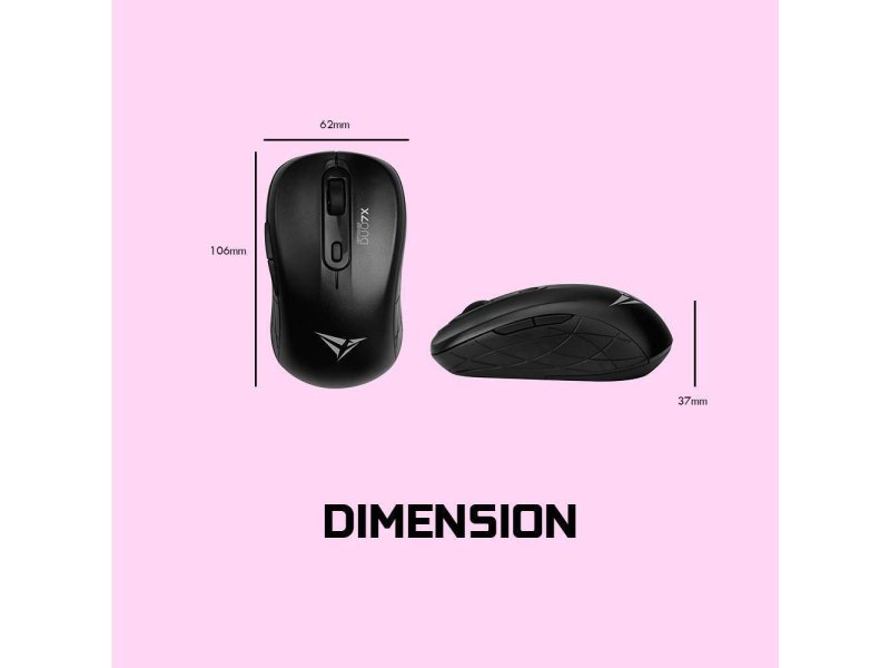 ALCATROZ AMD7XB Duo 7X Ασύρματο Bluetooth Ποντίκι Μαύρο 0033727 ALCATROZ AMD7XB Duo 7X Ασύρματο Bluetooth Ποντίκι Μαύρο 0033727