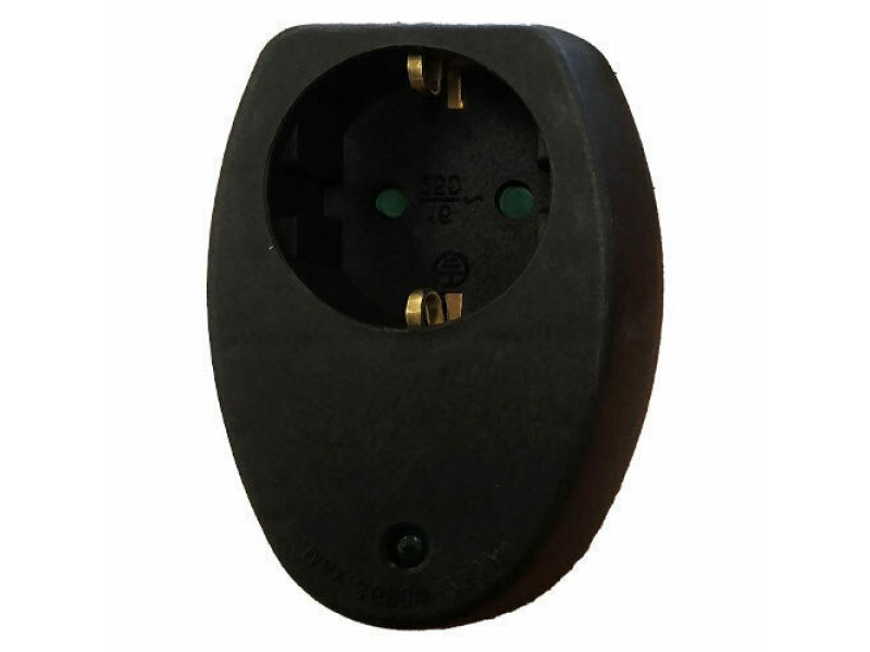 LAMTECH LAM023800 Αντάπτορας ρεύματος με προστασία υπέρτασης Μαύρος 0033733 LAMTECH LAM023800 Αντάπτορας ρεύματος με προστασία υπέρτασης Μαύρος 0033733