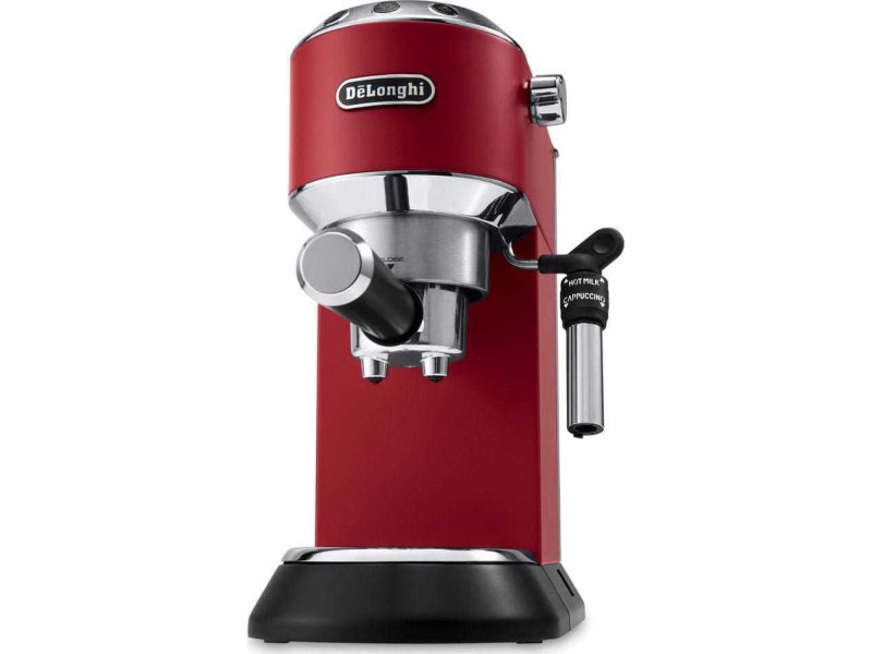 DELONGHI EC685.R Dedica Pump Red Μηχανή Espresso 1300W Πίεσης 15bar Κόκκινο 0033784 DELONGHI EC685.R Dedica Pump Red Μηχανή Espresso 1300W Πίεσης 15bar Κόκκινο 0033784