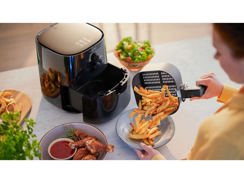 PHILIPS HD9200/90 Φριτέζα Αέρος με Αποσπώμενο Κάδο 4.1lt Μαύρη 0033831 PHILIPS HD9200/90 Φριτέζα Αέρος με Αποσπώμενο Κάδο 4.1lt Μαύρη 0033831
