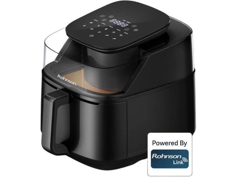 ROHNSON R-2838 Φριτέζα Αέρος με Αποσπώμενο Κάδο 5.5lt Μαύρη 0033999 ROHNSON R-2838 Φριτέζα Αέρος με Αποσπώμενο Κάδο 5.5lt Μαύρη 0033999