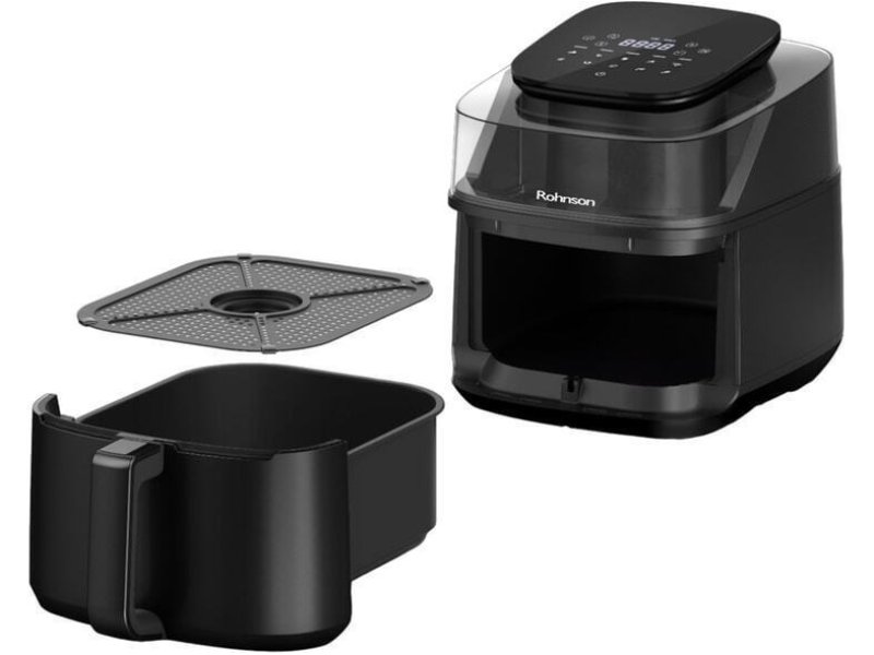 ROHNSON R-2838 Φριτέζα Αέρος με Αποσπώμενο Κάδο 5.5lt Μαύρη 0033999 ROHNSON R-2838 Φριτέζα Αέρος με Αποσπώμενο Κάδο 5.5lt Μαύρη 0033999