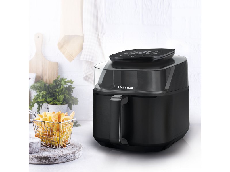 ROHNSON R-2838 Φριτέζα Αέρος με Αποσπώμενο Κάδο 5.5lt Μαύρη 0033999 ROHNSON R-2838 Φριτέζα Αέρος με Αποσπώμενο Κάδο 5.5lt Μαύρη 0033999