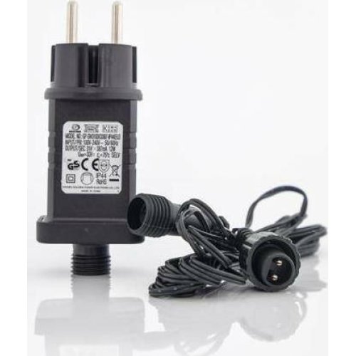 EUROLAMP 600-11803 Μετασχηματιστής 31V/12W, ΕΩΣ 1500 LED Πράσινος Καλώδιο 3m, IP44 0034073