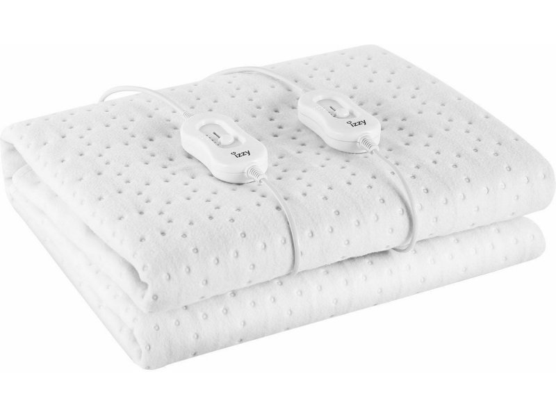 IZZY IZ-9009 Sleepy Διπλό Ηλεκτρικό Υπόστρωμα Πλενόμενο Λευκό 120W 140x160εκ. 0034079 IZZY IZ-9009 Sleepy Διπλό Ηλεκτρικό Υπόστρωμα Πλενόμενο Λευκό 120W 140x160εκ. 0034079