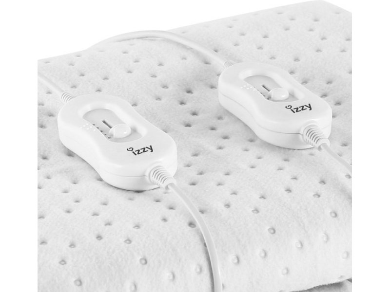 IZZY IZ-9009 Sleepy Διπλό Ηλεκτρικό Υπόστρωμα Πλενόμενο Λευκό 120W 140x160εκ. 0034079 IZZY IZ-9009 Sleepy Διπλό Ηλεκτρικό Υπόστρωμα Πλενόμενο Λευκό 120W 140x160εκ. 0034079