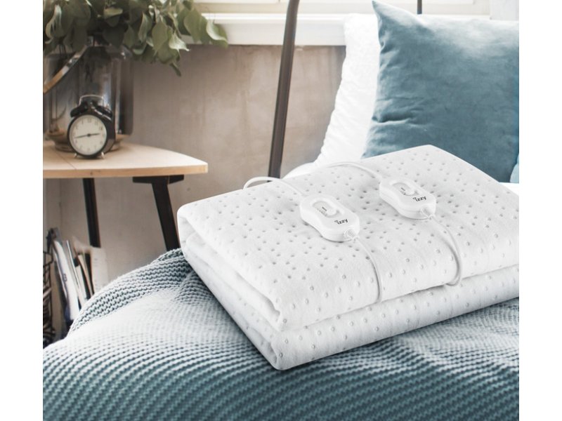 IZZY IZ-9009 Sleepy Διπλό Ηλεκτρικό Υπόστρωμα Πλενόμενο Λευκό 120W 140x160εκ. 0034079 IZZY IZ-9009 Sleepy Διπλό Ηλεκτρικό Υπόστρωμα Πλενόμενο Λευκό 120W 140x160εκ. 0034079