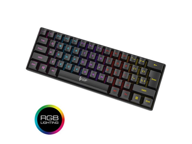LAMTECH LGP112082 Pluto Gaming Μηχανικό Πληκτρολόγιο 60% με Outemu Blue διακόπτες και RGB φωτισμό 0034089 LAMTECH LGP112082 Pluto Gaming Μηχανικό Πληκτρολόγιο 60% με Outemu Blue διακόπτες και RGB φωτισμό 0034089