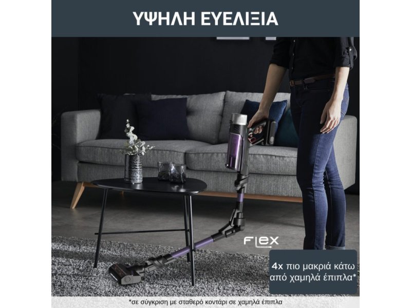 ROWENTA Xforce Flex 9.60 RH2038 Επαναφορτιζόμενη Σκούπα Allergy 0034223 ROWENTA Xforce Flex 9.60 RH2038 Επαναφορτιζόμενη Σκούπα Allergy 0034223