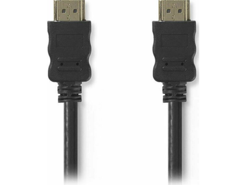 NEDIS CVGT34000BK05 Καλώδιο HDMI αρσ. - HDMI αρσ. 0.5m 0034230 NEDIS CVGT34000BK05 Καλώδιο HDMI αρσ. - HDMI αρσ. 0.5m 0034230