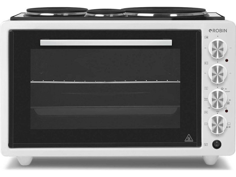 ROBIN ZK-35 Ηλεκτρικό Φουρνάκι 42lt με 3 Εστίες 0034241 ROBIN ZK-35 Ηλεκτρικό Φουρνάκι 42lt με 3 Εστίες 0034241