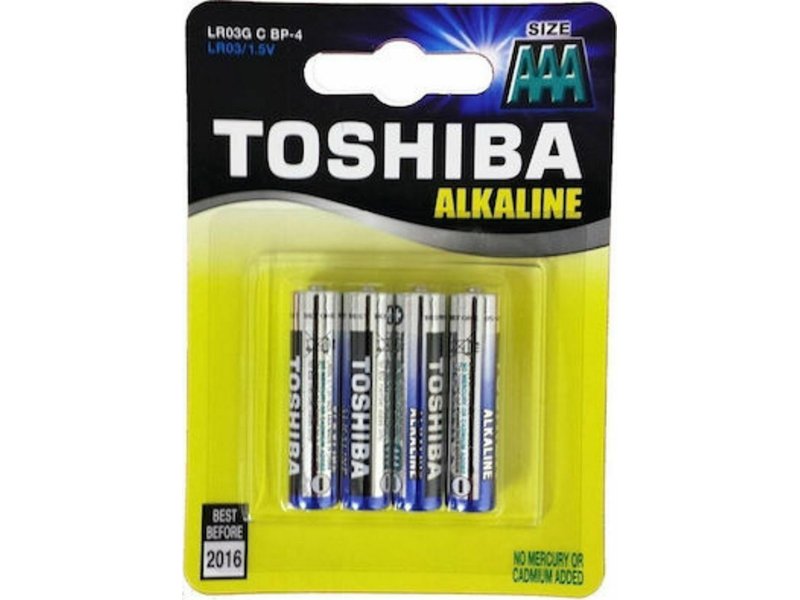 TOSHIBA LR03GCP BP-4 3A Αλκαλικές Μπαταρίες (T-0152648) 0034246 TOSHIBA LR03GCP BP-4 3A Αλκαλικές Μπαταρίες (T-0152648) 0034246