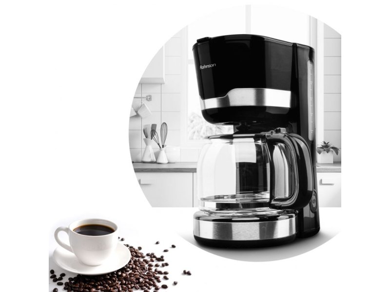 ROHNSON R-929 Καφετιέρα Φίλτρου 1000W Black 0034265 ROHNSON R-929 Καφετιέρα Φίλτρου 1000W Black 0034265