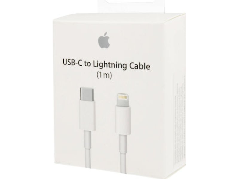APPLE MQGJ2ZM/A USB-C to Lightning Cable 29W Λευκό 1m 0034347 APPLE MQGJ2ZM/A USB-C to Lightning Cable 29W Λευκό 1m 0034347