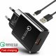 LAMTECH LAM021967 USB Quick Charge 3.0 3A με καλώδιο micro USB 1m 0034348 LAMTECH LAM021967 USB Quick Charge 3.0 3A με καλώδιο micro USB 1m 0034348