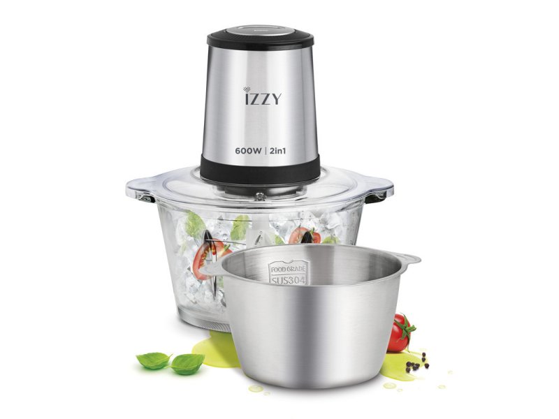 IZZY IZ-6904 Κοπτήριο Multi 600W 2σε1 με 2 μπολ 600W 0034361 IZZY IZ-6904 Κοπτήριο Multi 600W 2σε1 με 2 μπολ 600W 0034361