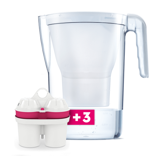 BWT VIDA Κανάτα Φιλτραρίσματος Νερού White 2.6L + 3 Φίλτρα Εμπλουτισμένα με Μαγνήσιο (Made in Austria) 0034525