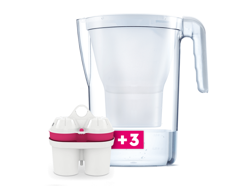 BWT VIDA Κανάτα Φιλτραρίσματος Νερού White 2.6L + 3 Φίλτρα Εμπλουτισμένα με Μαγνήσιο (Made in Austria) 0034525 BWT VIDA Κανάτα Φιλτραρίσματος Νερού White 2.6L + 3 Φίλτρα Εμπλουτισμένα με Μαγνήσιο (Made in Austria) 0034525