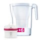 BWT VIDA Κανάτα Φιλτραρίσματος Νερού White 2.6L + 6 Φίλτρα Εμπλουτισμένα με Μαγνήσιο (Made in Austria) 0034526 BWT VIDA Κανάτα Φιλτραρίσματος Νερού White 2.6L + 6 Φίλτρα Εμπλουτισμένα με Μαγνήσιο (Made in Austria) 0034526