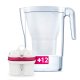 BWT VIDA Κανάτα Φιλτραρίσματος Νερού White 2.6L + 12 Φίλτρα Εμπλουτισμένα με Μαγνήσιο (Made in Austria) 0034527 BWT VIDA Κανάτα Φιλτραρίσματος Νερού White 2.6L + 12 Φίλτρα Εμπλουτισμένα με Μαγνήσιο (Made in Austria) 0034527
