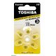 TOSHIBA PR70 PR536 NE DP6 Μπαταρίες Ακουστικών Βαρηκοΐας 10 1.4V 6τμχ (T0152709) 0034548 TOSHIBA PR70 PR536 NE DP6 Μπαταρίες Ακουστικών Βαρηκοΐας 10 1.4V 6τμχ (T0152709) 0034548