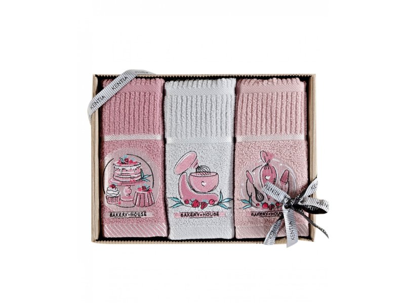 KENTIA Regalo 233 Πετσέτες Κουζίνας Σετ 3 Τεμ 0034803 KENTIA Regalo 233 Πετσέτες Κουζίνας Σετ 3 Τεμ 0034803