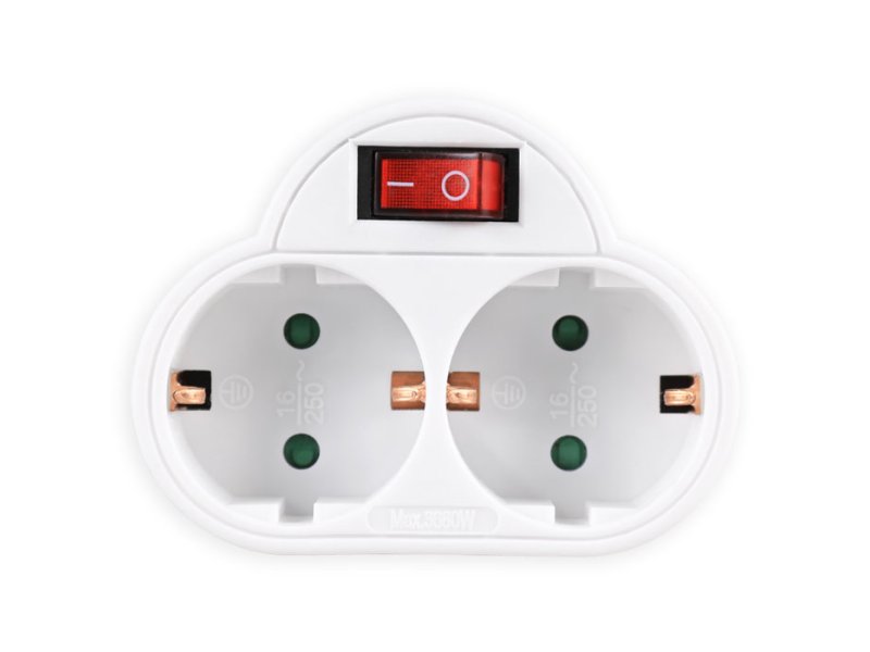 SONORA PAW201 Ταφ 2 Θέσεων με Διακόπτη Λευκό 0034964 SONORA PAW201 Ταφ 2 Θέσεων με Διακόπτη Λευκό 0034964