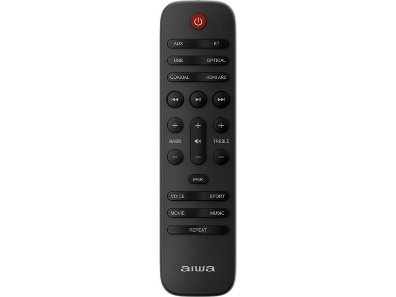 AIWA HE-888BT Soundbar 80W 2.0 με Τηλεχειριστήριο Μαύρο 0035253 AIWA HE-888BT Soundbar 80W 2.0 με Τηλεχειριστήριο Μαύρο 0035253