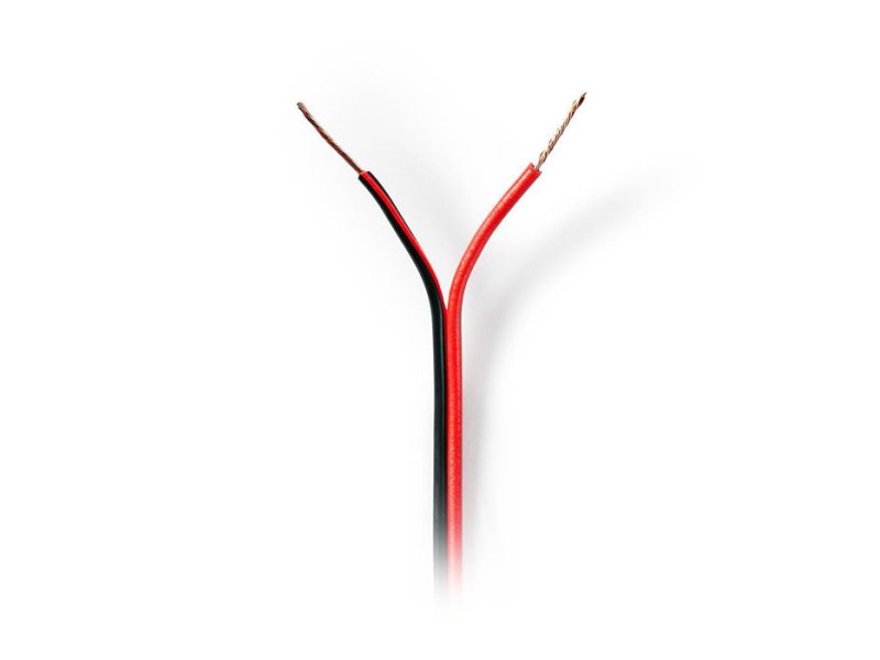 NEDIS CAGW0500BK1000 Καλώδιο ηχείων 2x 0,50 mm² σε κουλούρα 100m 0035363 NEDIS CAGW0500BK1000 Καλώδιο ηχείων 2x 0,50 mm² σε κουλούρα 100m 0035363