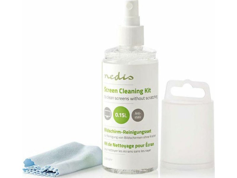 NEDIS CLSN100TP Κιτ καθαρισμού, 150 ml υγρό και πανάκι 0035405 NEDIS CLSN100TP Κιτ καθαρισμού, 150 ml υγρό και πανάκι 0035405