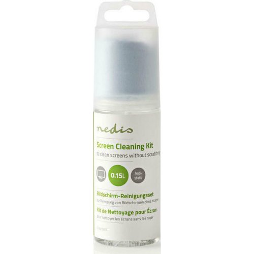 NEDIS CLSN100TP Κιτ καθαρισμού, 150 ml υγρό και πανάκι 0035405