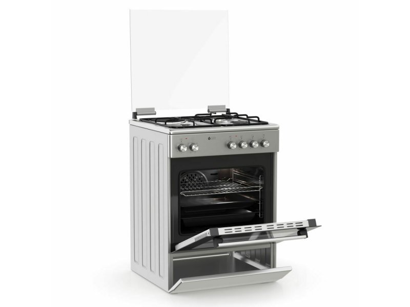 THERMOGATZ TGS 3521 IX Κουζίνα 60lt με Εστίες Υγραερίου & Ρεύματος Π60εκ. Inox 0035524 THERMOGATZ TGS 3521 IX Κουζίνα 60lt με Εστίες Υγραερίου & Ρεύματος Π60εκ. Inox 0035524