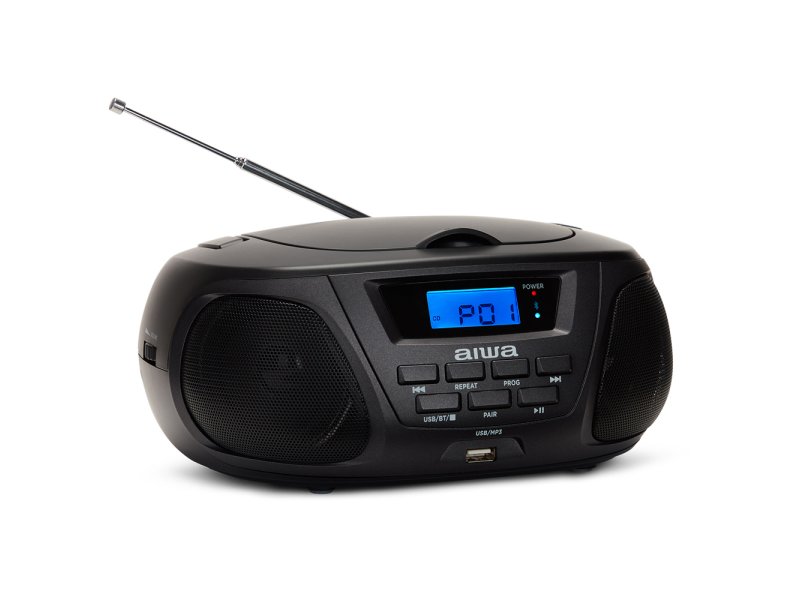 AIWA BBTU-300BKMKII Φορητό Ηχοσύστημα με Bluetooth / CD / USB / Ραδιόφωνο σε Μαύρο Χρώμα 0035564 AIWA BBTU-300BKMKII Φορητό Ηχοσύστημα με Bluetooth / CD / USB / Ραδιόφωνο σε Μαύρο Χρώμα 0035564