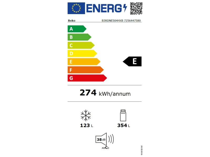 BEKO B3RDNE504HXB Ψυγείο Δίπορτο 477lt NoFrost Υ186.5xΠ70xΒ74.6εκ. Inox 0035581 BEKO B3RDNE504HXB Ψυγείο Δίπορτο 477lt NoFrost Υ186.5xΠ70xΒ74.6εκ. Inox 0035581