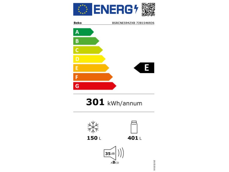 BEKO B5RCNE594ZXB Ψυγειοκαταψύκτης NoFrost Aeroflow Υ187xΠ78xΒ76εκ. Inox 0035582 BEKO B5RCNE594ZXB Ψυγειοκαταψύκτης NoFrost Aeroflow Υ187xΠ78xΒ76εκ. Inox 0035582