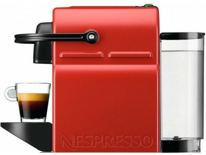 KRUPS XN1005V Nespresso Inissia Καφετιέρα Espresso 19bar - 1260W - 0.7lt Κόκκινη 0035764 KRUPS XN1005V Nespresso Inissia Καφετιέρα Espresso 19bar - 1260W - 0.7lt Κόκκινη 0035764