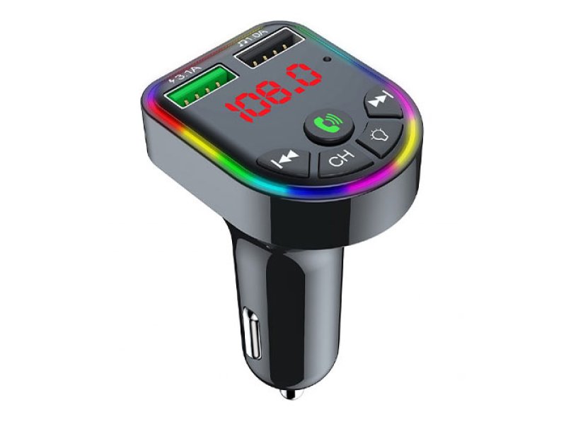 GEMBIRD 3 IN 1 Rgb Carkit With FM Radio Transmitter And USB Charger Black 0035977 GEMBIRD 3 IN 1 Rgb Carkit With FM Radio Transmitter And USB Charger Black 0035977